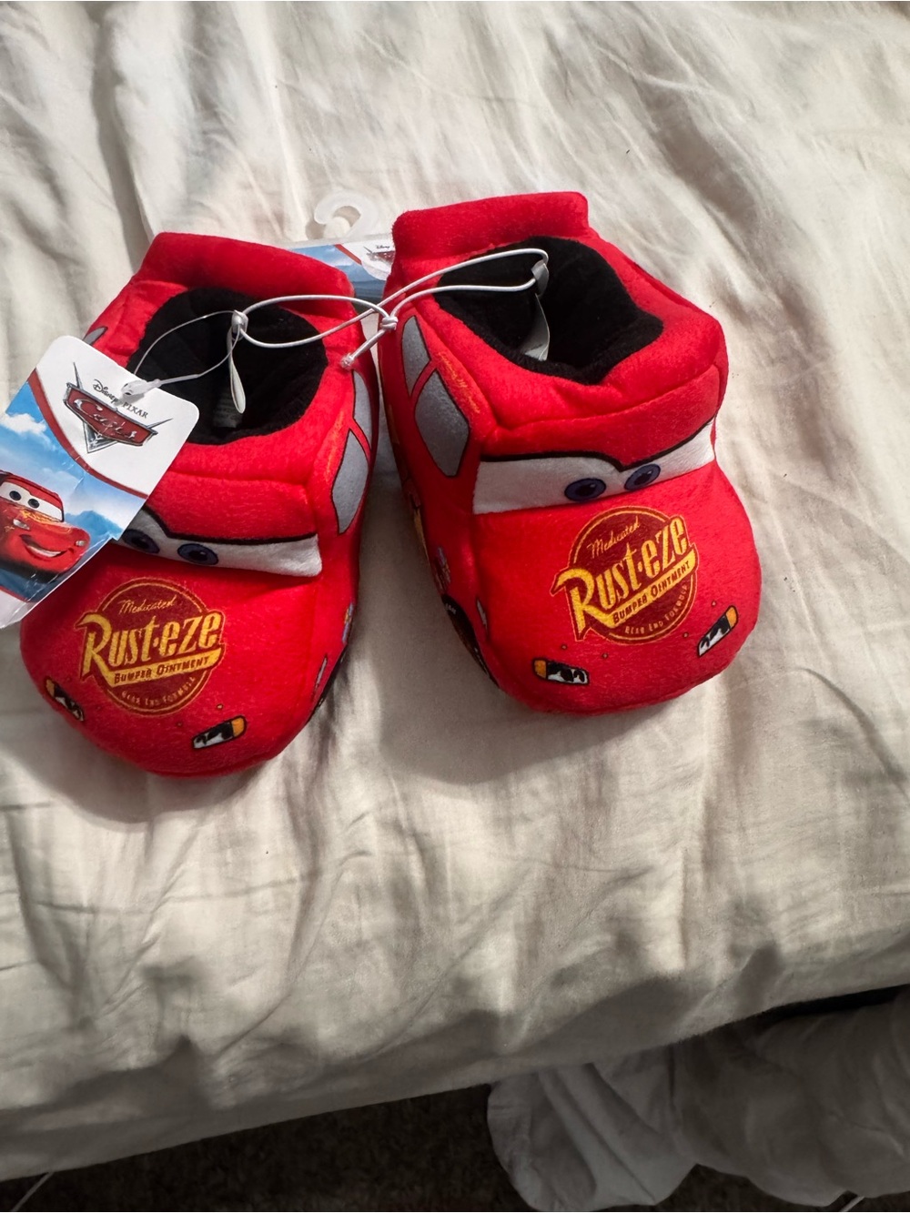 Disney Red Lightning McQueen Plush Baby Walker Shoes